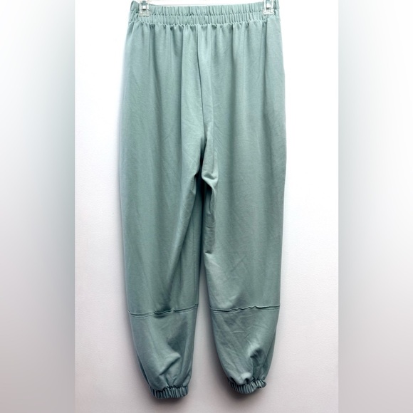 Wonderly Green Casual Pants with Elastic Waistband and Cuffs - Picture 4 of 7